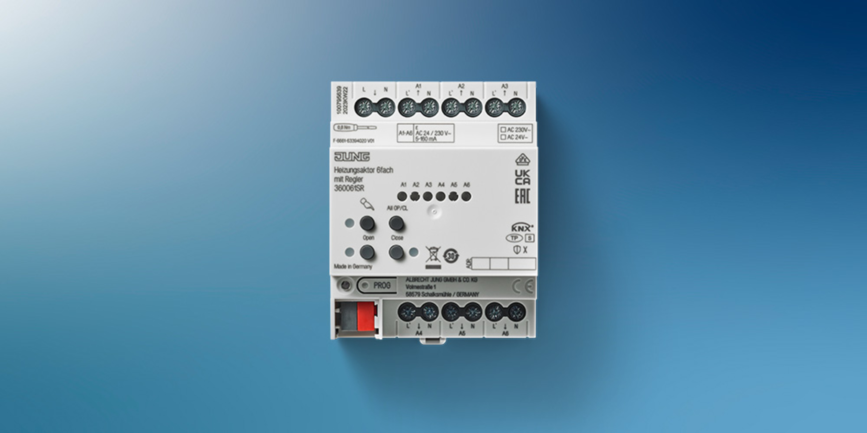 KNX Heizungsaktor 6-fach bei ELMÜ Elektro/Elektronik GmbH in Mühlhausen