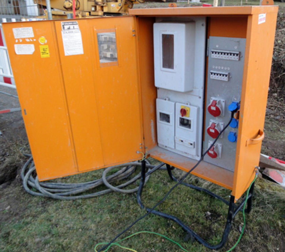 Baustromkasten bei ELMÜ Elektro/Elektronik GmbH in Mühlhausen