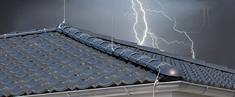 Äußerer Blitzschutz bei ELMÜ Elektro/Elektronik GmbH in Mühlhausen